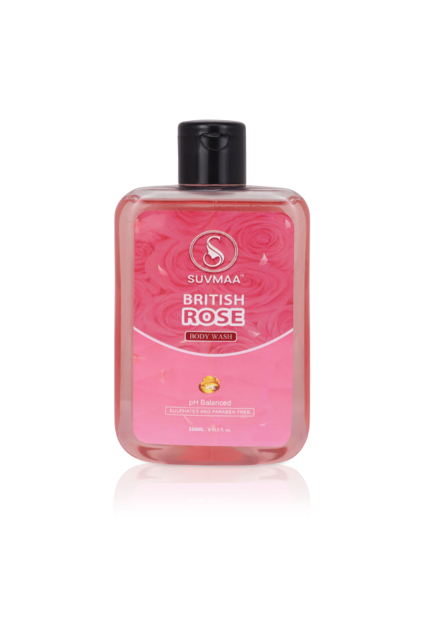 BRITISH ROSE BODY WASH